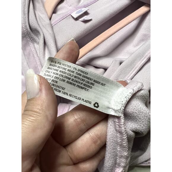 More Than Magic Velour Hoodie Girls Size X-Large 12-14 Lilac Sequin Zip Up - Picture 9 of 12